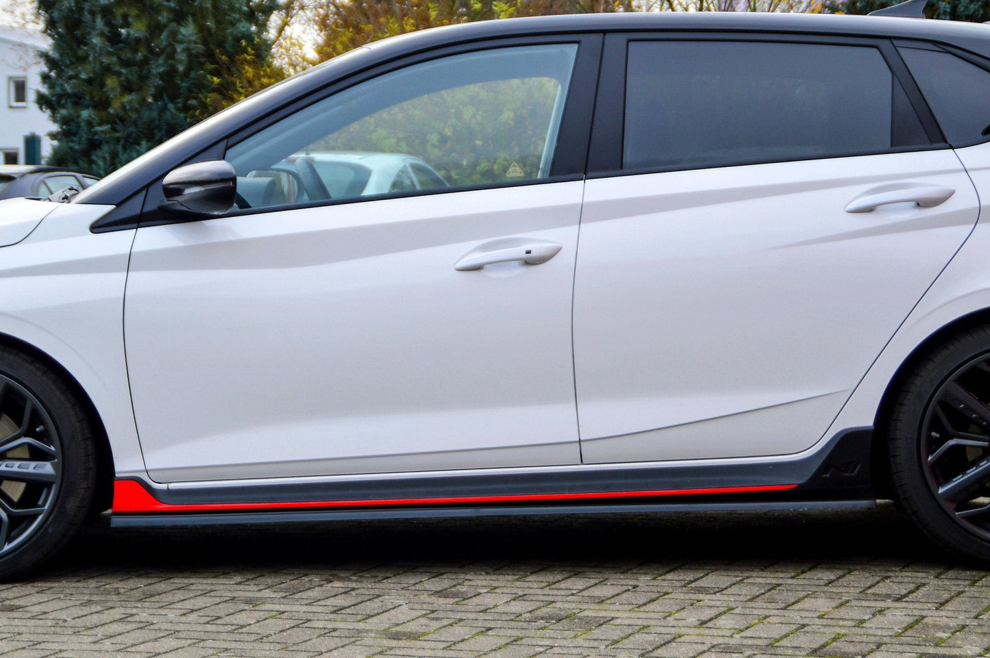 CUP Seitenschwellersatz ABS Hyundai i20N Performace BC3 Schwarz Matt
