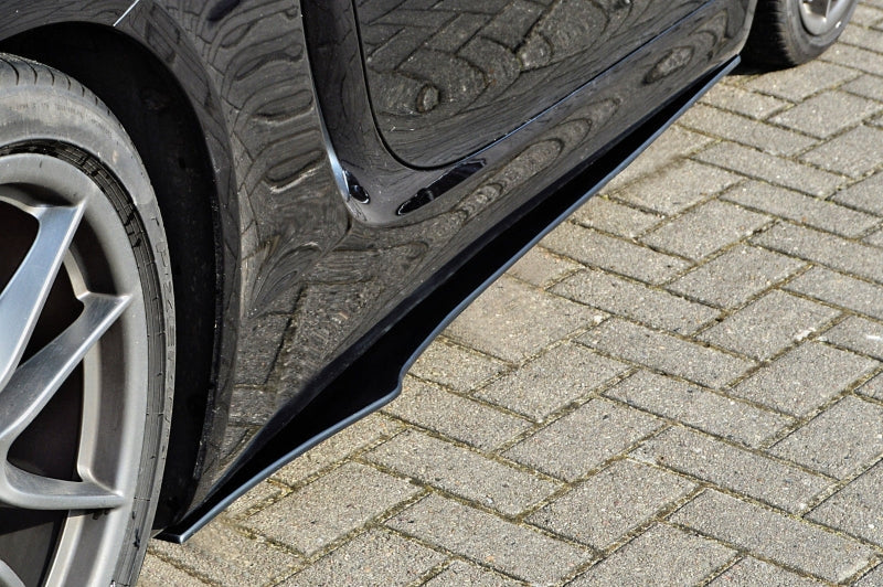 CUP 2 Seitenschweller Porsche Boxster 981 Bj.: 2012-2016 Schwarz Glanz