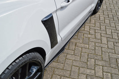 CUP 2 Seitenschweller Ford Mustang GT ab Bj.:2014 - Schwarz Matt