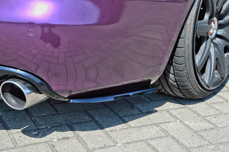 Heckansatz Seitenteile ABS Audi A4 / B8 Bj.:2007-2011 Schwarz Glanz