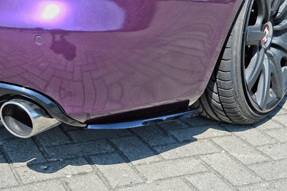 Heckansatz Seitenteile ABS Audi A4 / B8 Bj.:2007-2011 Schwarz Glanz