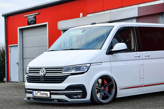 CUP Frontspoilerlippe ABS Volkswagen Bus T6 ab Bj.: 2019- Schwarz Glanz