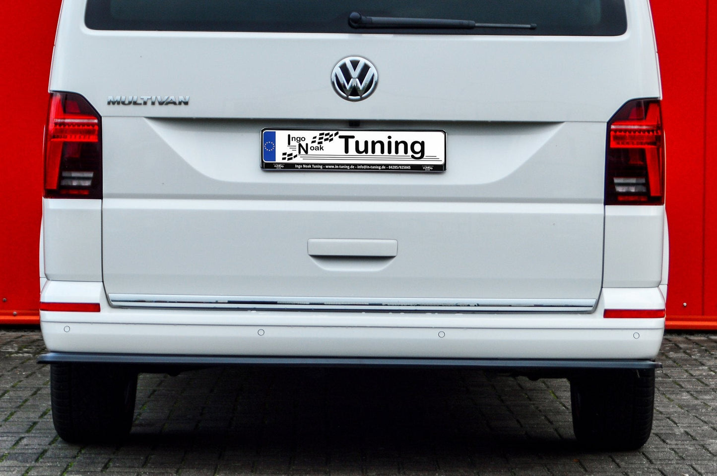 Heckansatz Volkswagen Bus T6 ab Bj.: 2019- Schwarz Glanz