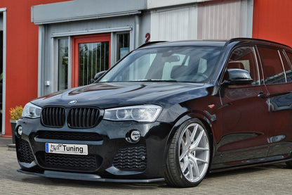 CUP Frontspoilerlippe ABS BMW X4, F26 Bj.: 2014-2018 Schwarz Matt
