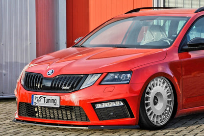 CUP Frontspoilerlippe ABS Skoda Octavia RS 5E ab Bj.: 2016- Schwarz Matt