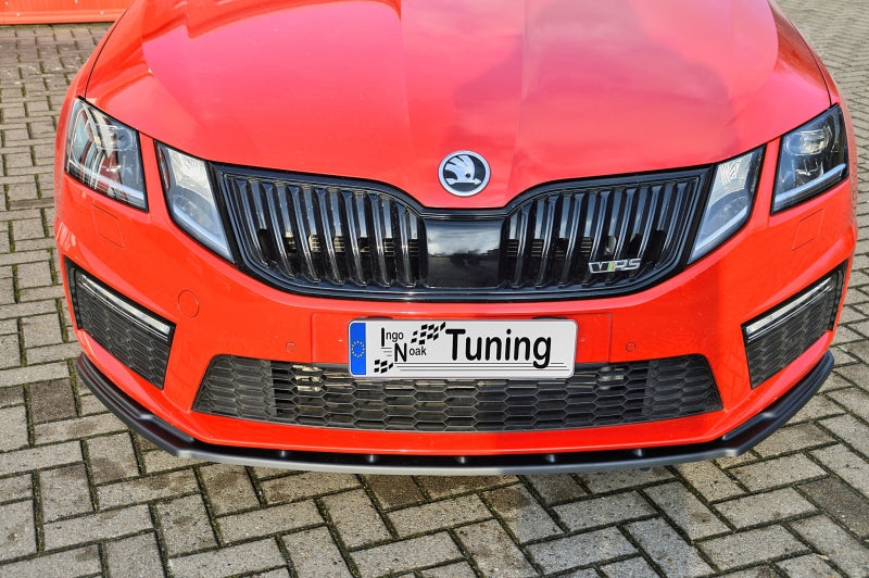 CUP Frontspoilerlippe ABS Skoda Octavia RS 5E ab Bj.: 2016- Schwarz Matt