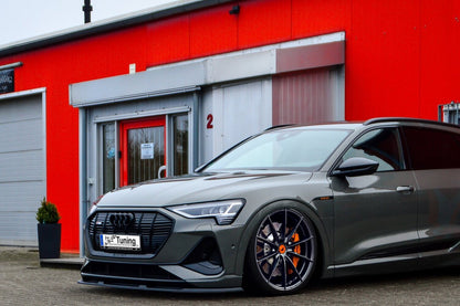CUP Frontspoilerlippe ABS Audi e-tron Quattro Sportback Schwarz Matt