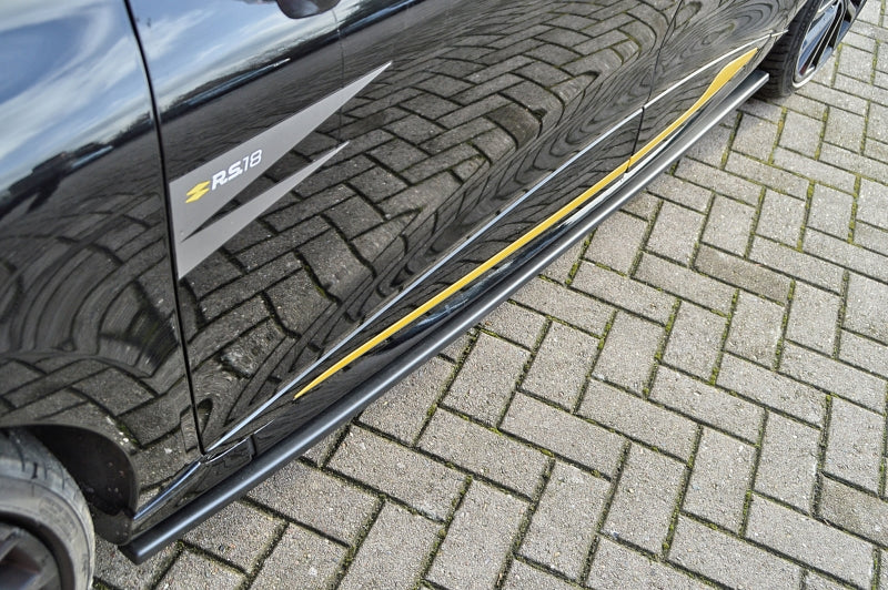 CUP Seitenschweller Renault Clio 4, RS ab Bj.: 2013-2016 Schwarz Matt