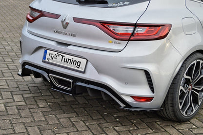 Heckdiffusor 5 tlg. Renault Megane 4 RS ab Bj.: 2018- Schwarz Glanz