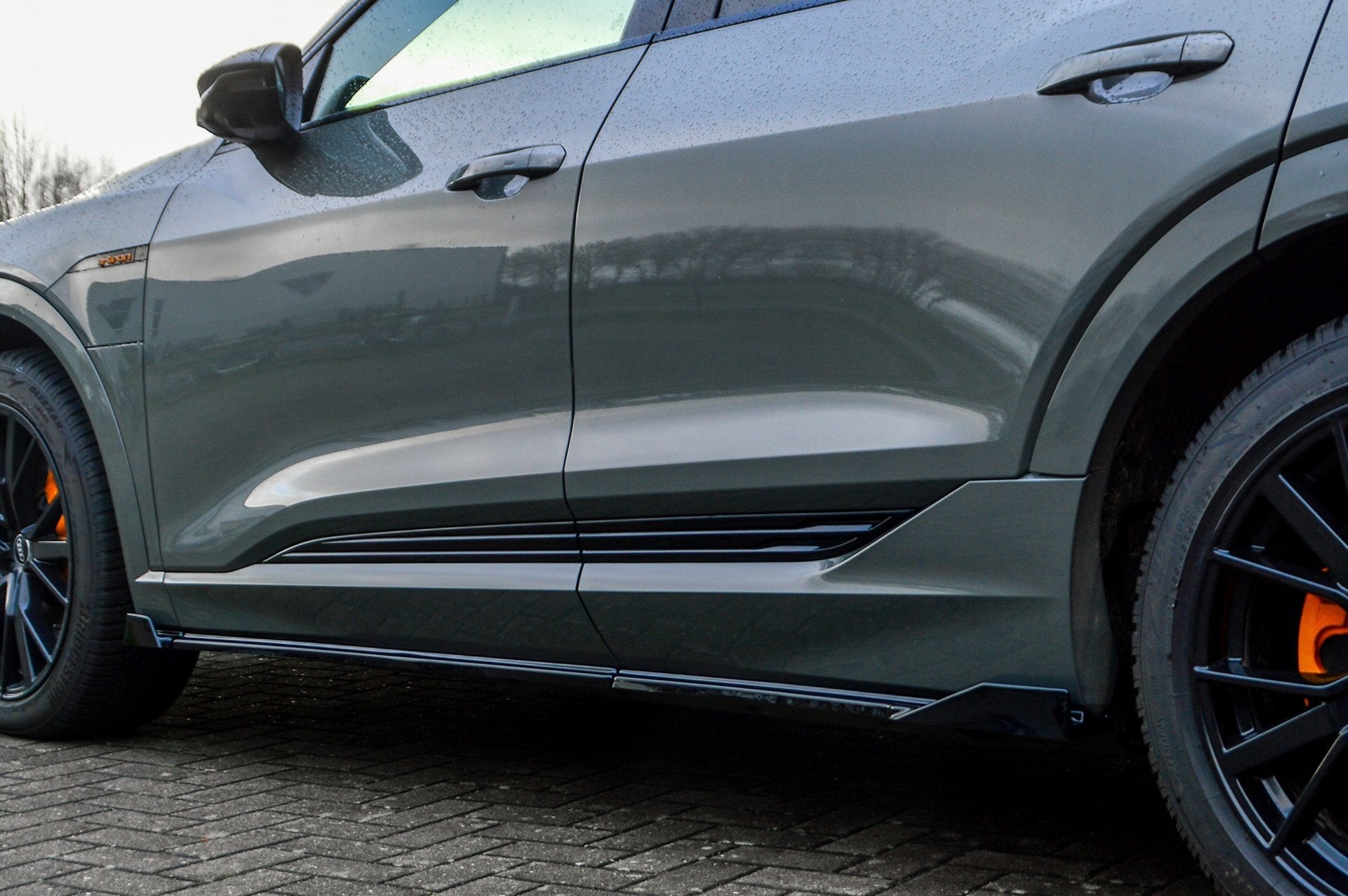Seitenschwellersatz mit Wing Audi e-tron Quattro ab Bj.:2018 - Carbon