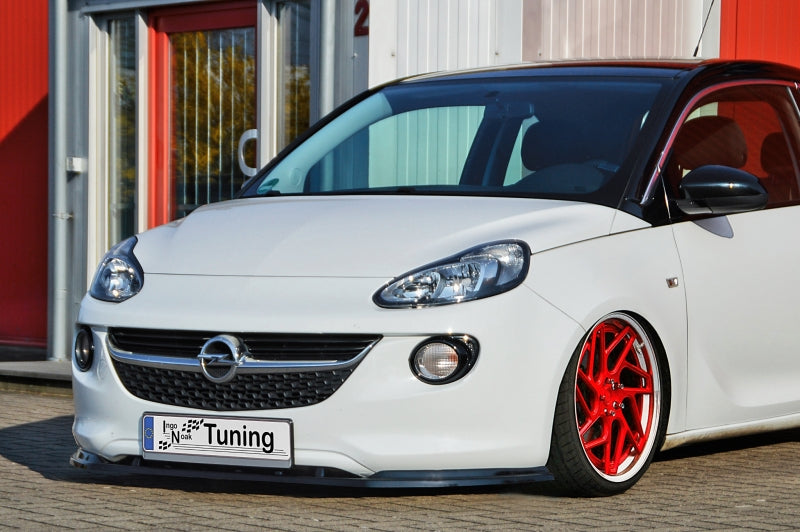 CUP Frontspoilerlippe ABS Opel Adam Ab Bj.: 2012- Schwarz Glanz