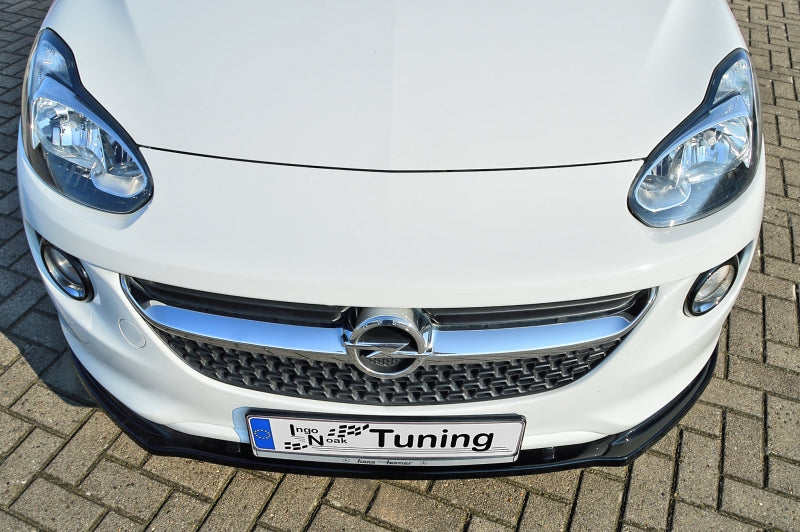 CUP Frontspoilerlippe ABS Opel Adam Ab Bj.: 2012- Schwarz Glanz