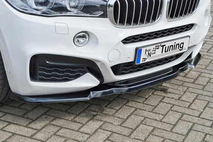 CUP Frontspoilerlippe ABS BMW X6, F16 Bj.: 2014- Schwarz Glanz