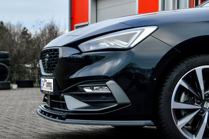 CUP Frontspoilerlippe ABS Seat Leon 4 ( KL) ab Bj.: 2020- Schwarz Glanz