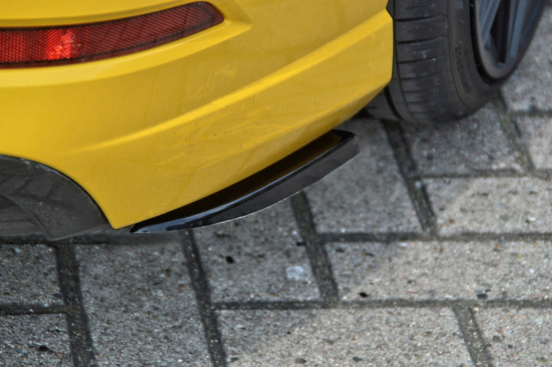 Heckansatz Seitenteile ABS Audi A3, 8V, S-Line + S3, Limousine Schwarz Glanz