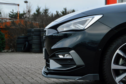 CUP Frontspoilerlippe ABS mit Seitenwing Seat Leon 4 ( KL) Schwarz Matt