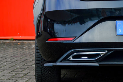 Heckansatz Seitenteile ABS Seat Leon 4 ( KL) ab Bj.: 2020- Schwarz Glanz