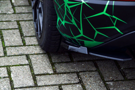 Heckansatz Seitenteile ABS Audi Q2 GA, MK1 Bj.: 2016-2020 Schwarz Matt