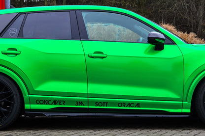 Seitenschwellersatz mit Wing Audi Q2 GA, MK1 Sport Bj.: 2016-2020 Carbon