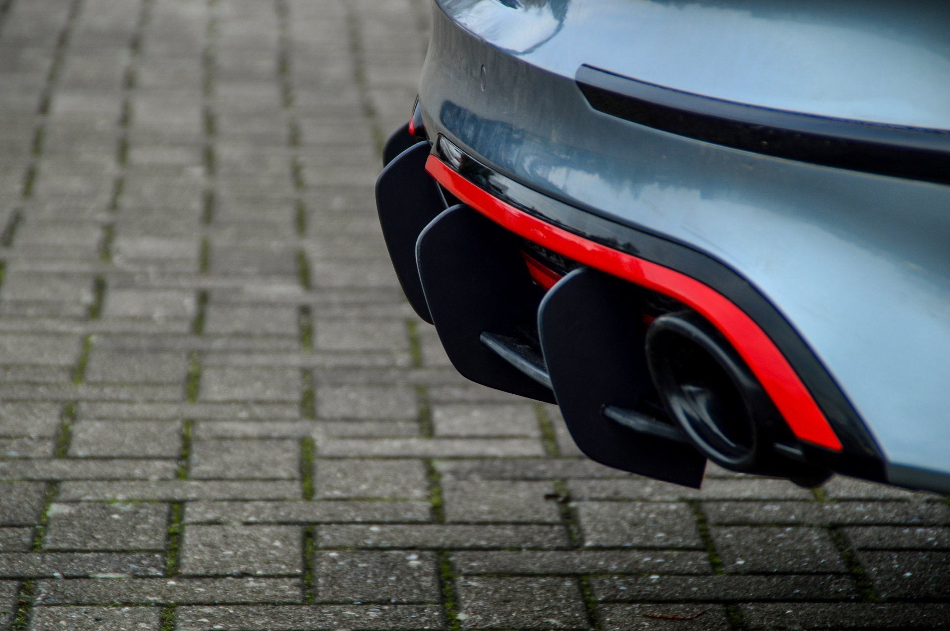 Gefräster Heckansatz Kia Pro Ceed GT Facelift ab Bj.:2021- Schwarz Matt