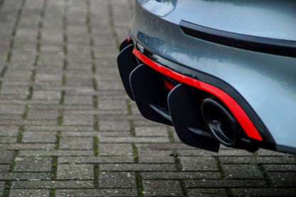 Gefräster Heckansatz Kia Pro Ceed GT Facelift ab Bj.:2021- Schwarz Matt