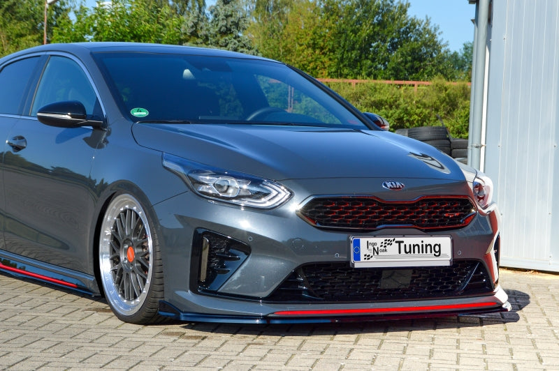 CUP Frontspoilerlippe ABS Kia Pro Ceed Ab Bj.:2018- Schwarz Glanz
