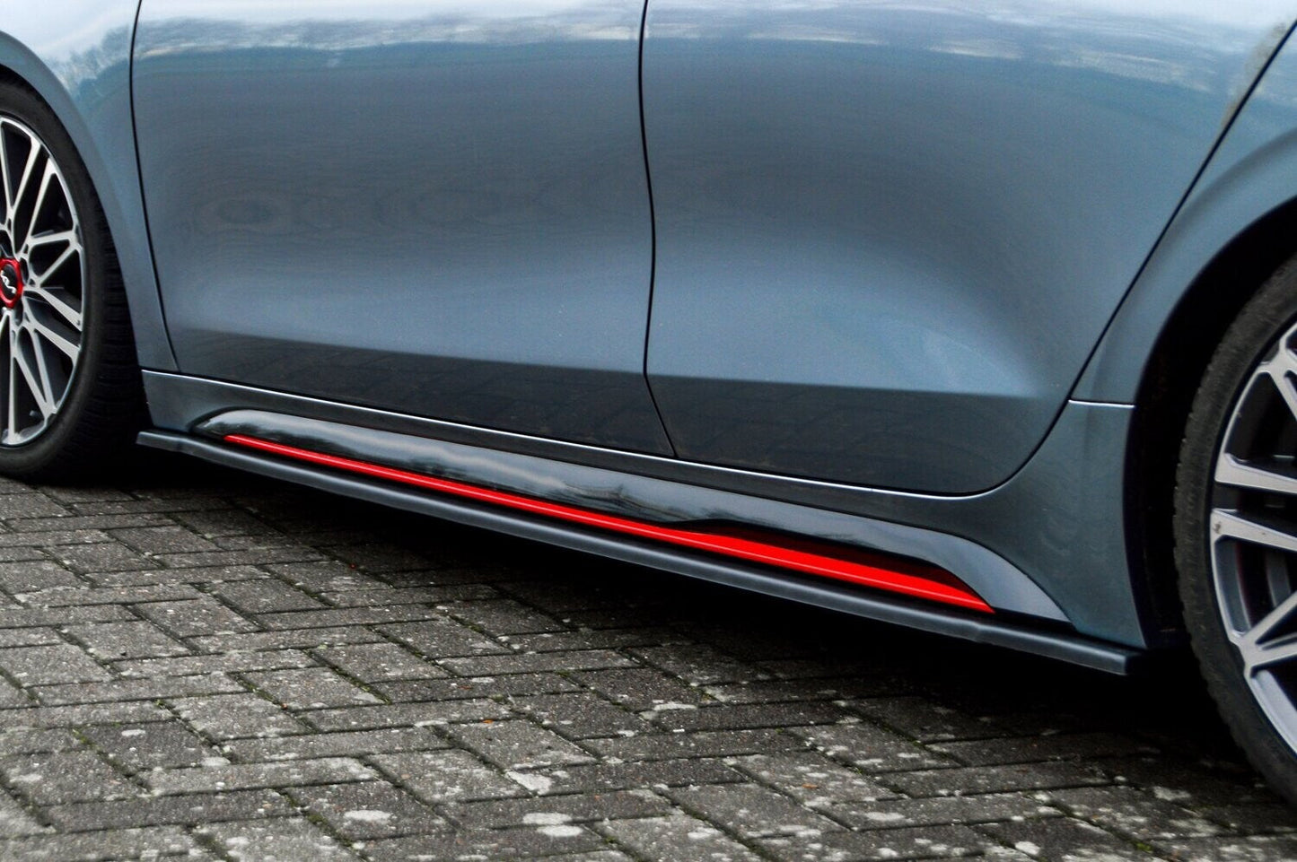 CUP Seitenschwellersatz ABS Kia Pro Ceed GT Bj.:2018-2021 Schwarz Glanz