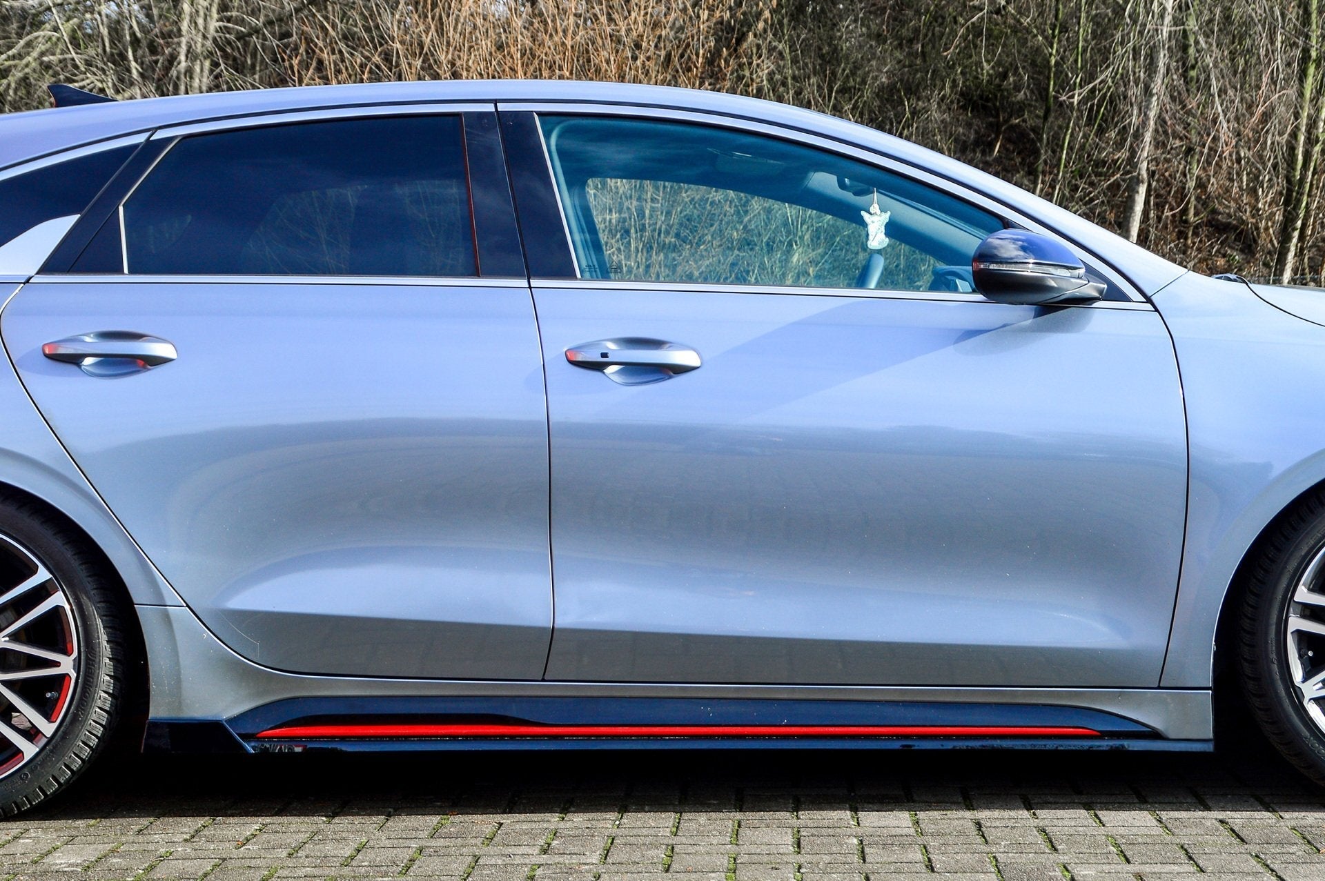 CUP Seitenschwellersatz mit Wing hinten Kia Pro Ceed GT Facelift Carbon