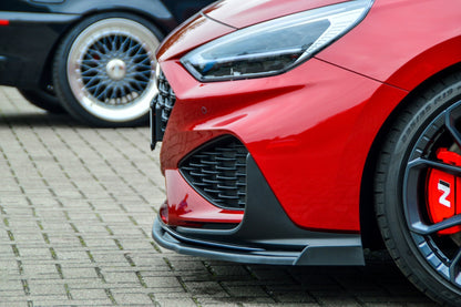 CUP Frontspoilerlippe ABS mit Flaps Hyundai i30 N-Line Schrägheck Carbon