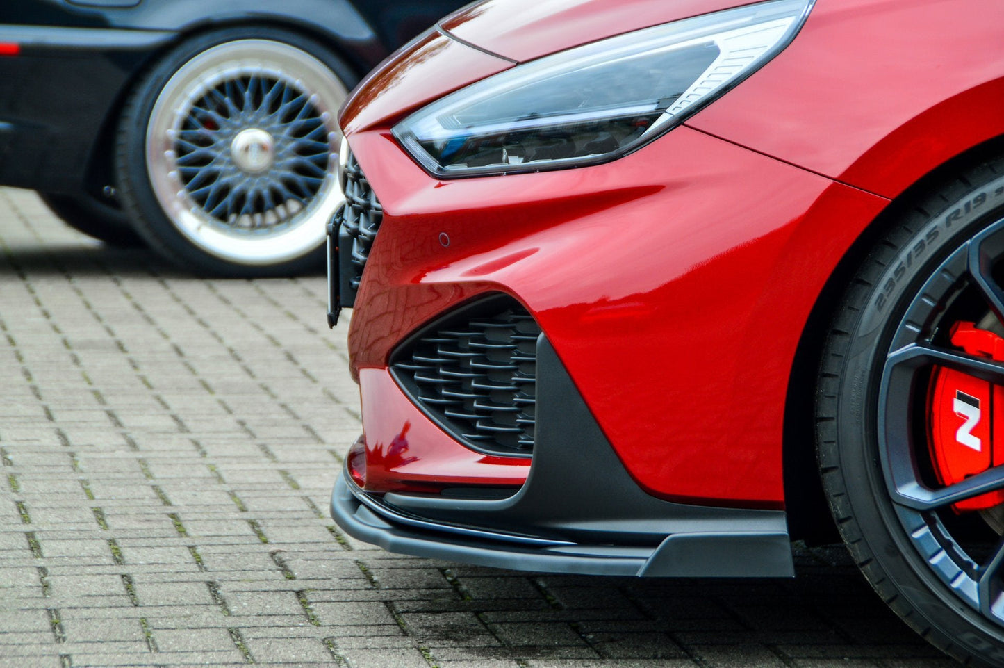 CUP Frontspoilerlippe ABS mit Flaps Hyundai i30 N-Line Kombi Carbon