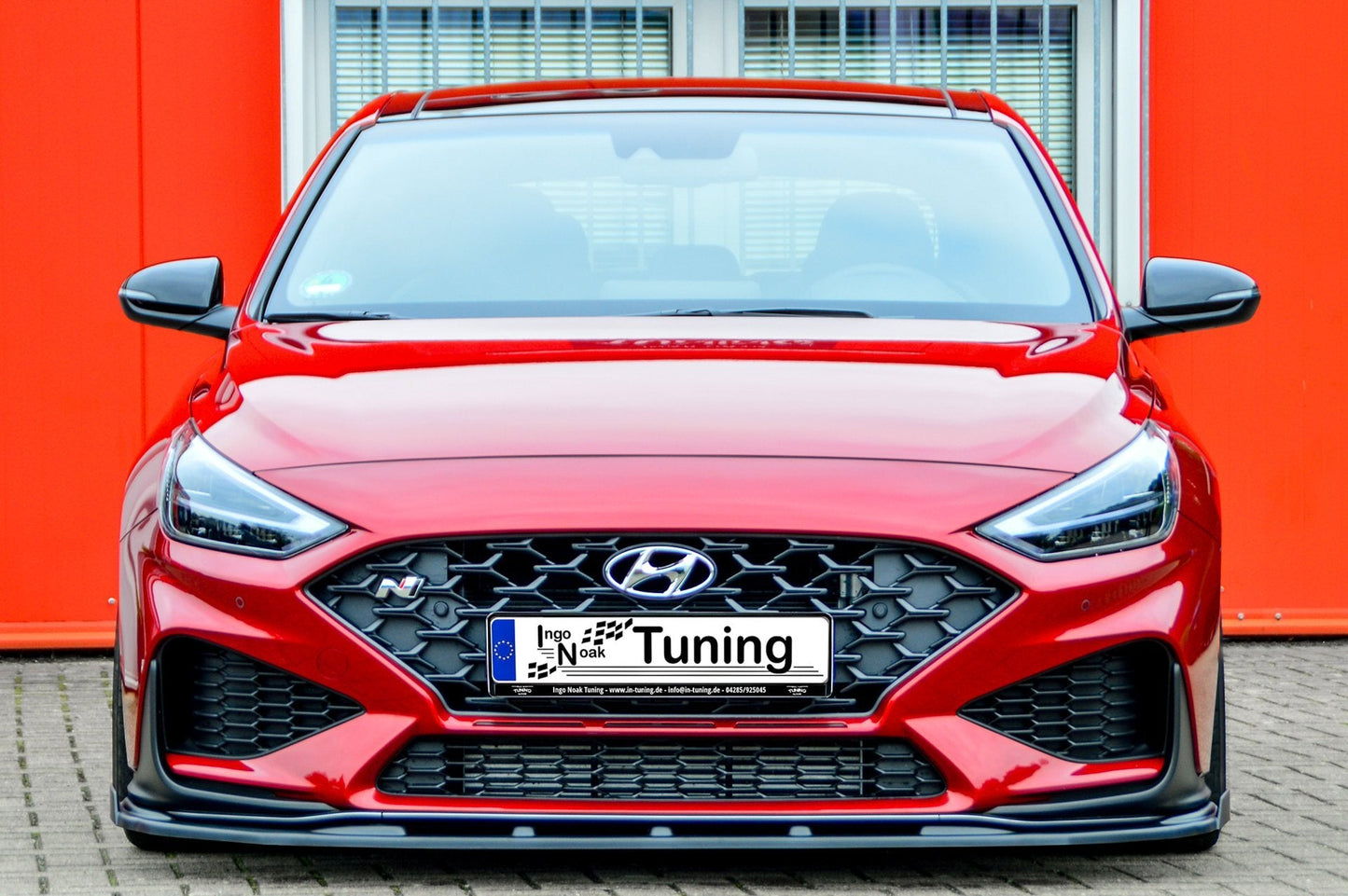 CUP Frontspoilerlippe ABS mit Flaps Hyundai i30 N-Line Kombi Carbon