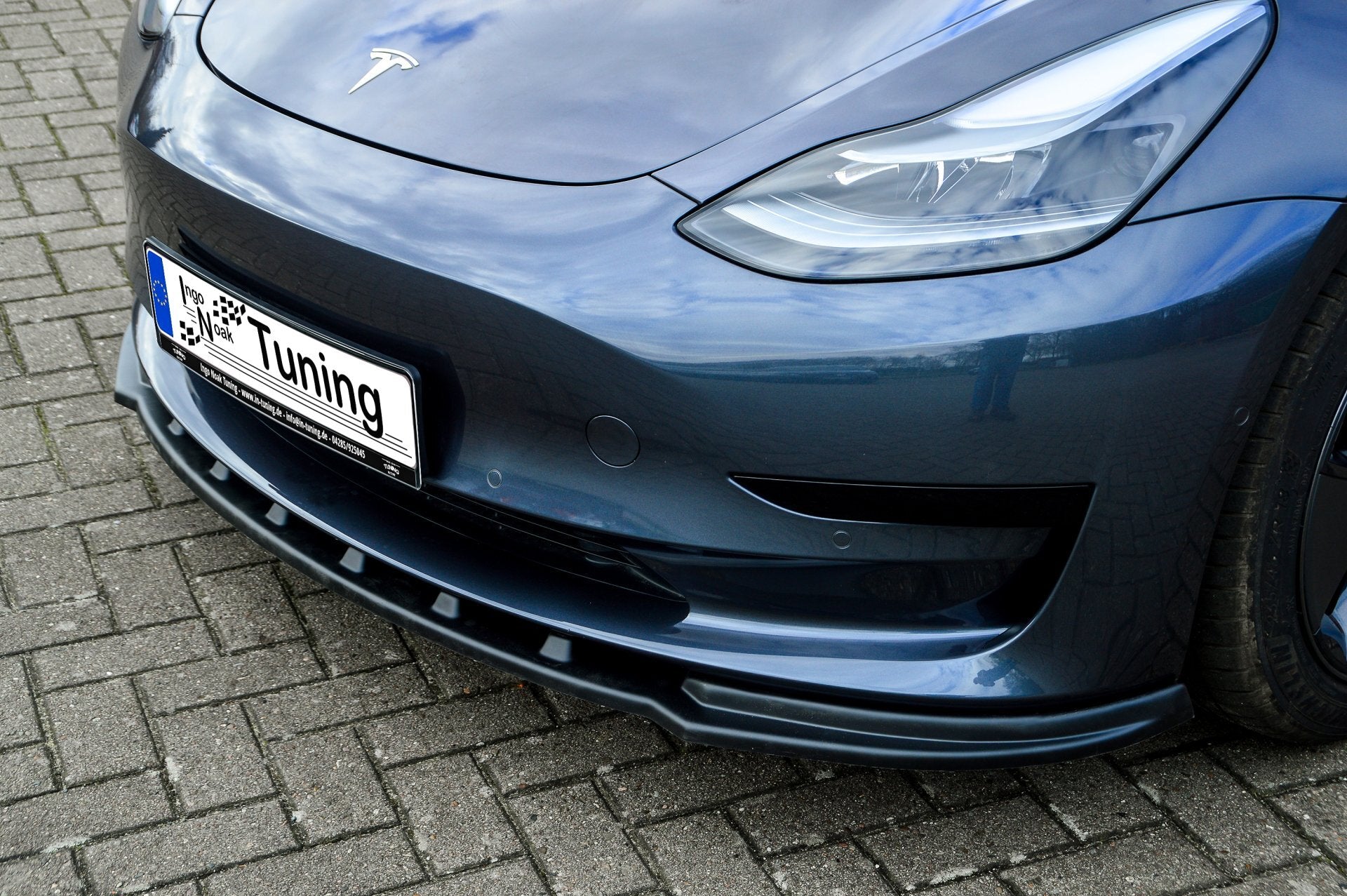 CUP Frontspoilerlippe ABS Tesla Model 3 + Performance Bj.:2017- Carbon