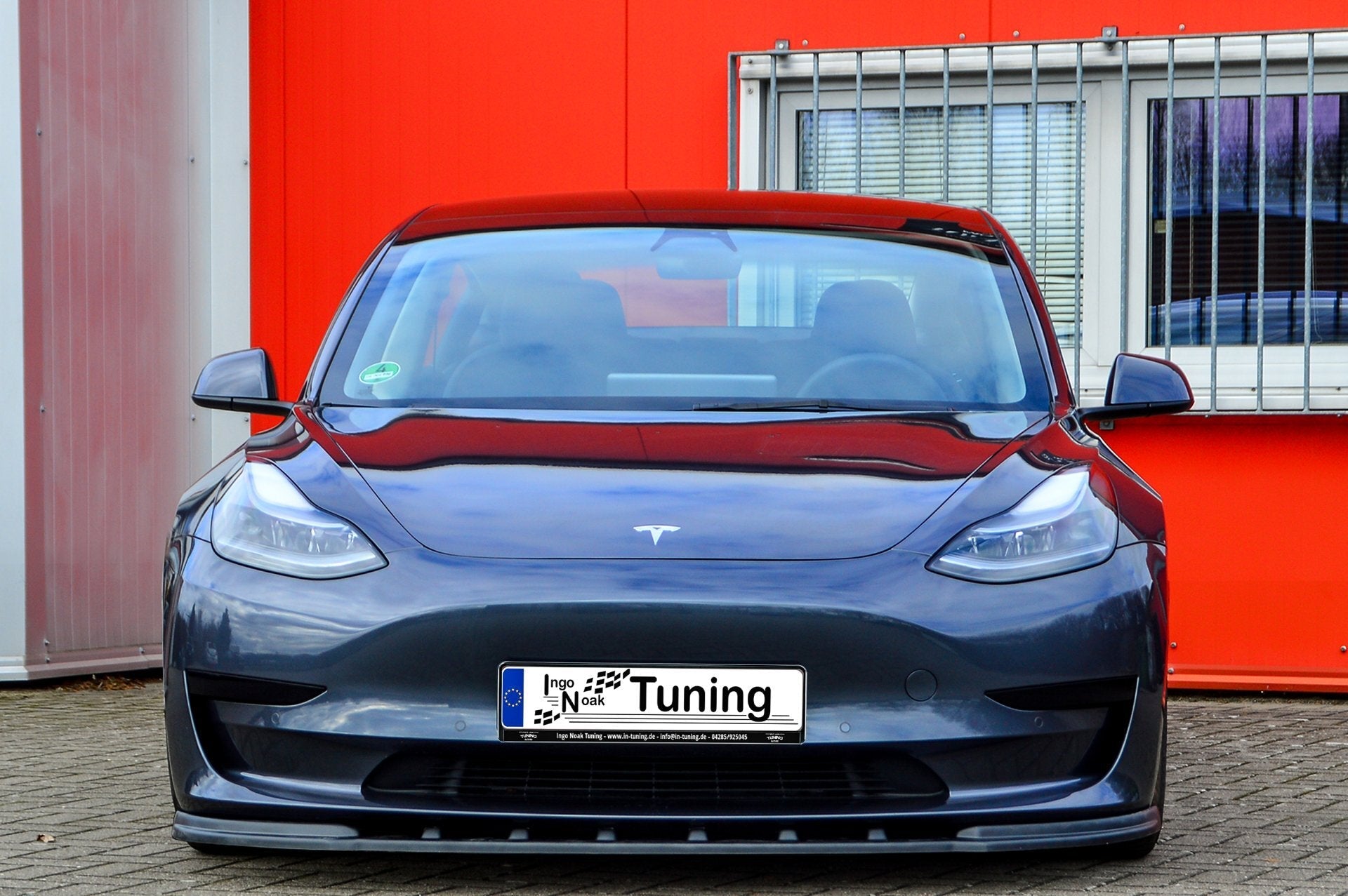CUP Frontspoilerlippe ABS Tesla Model 3 + Performance Bj.:2017- Carbon