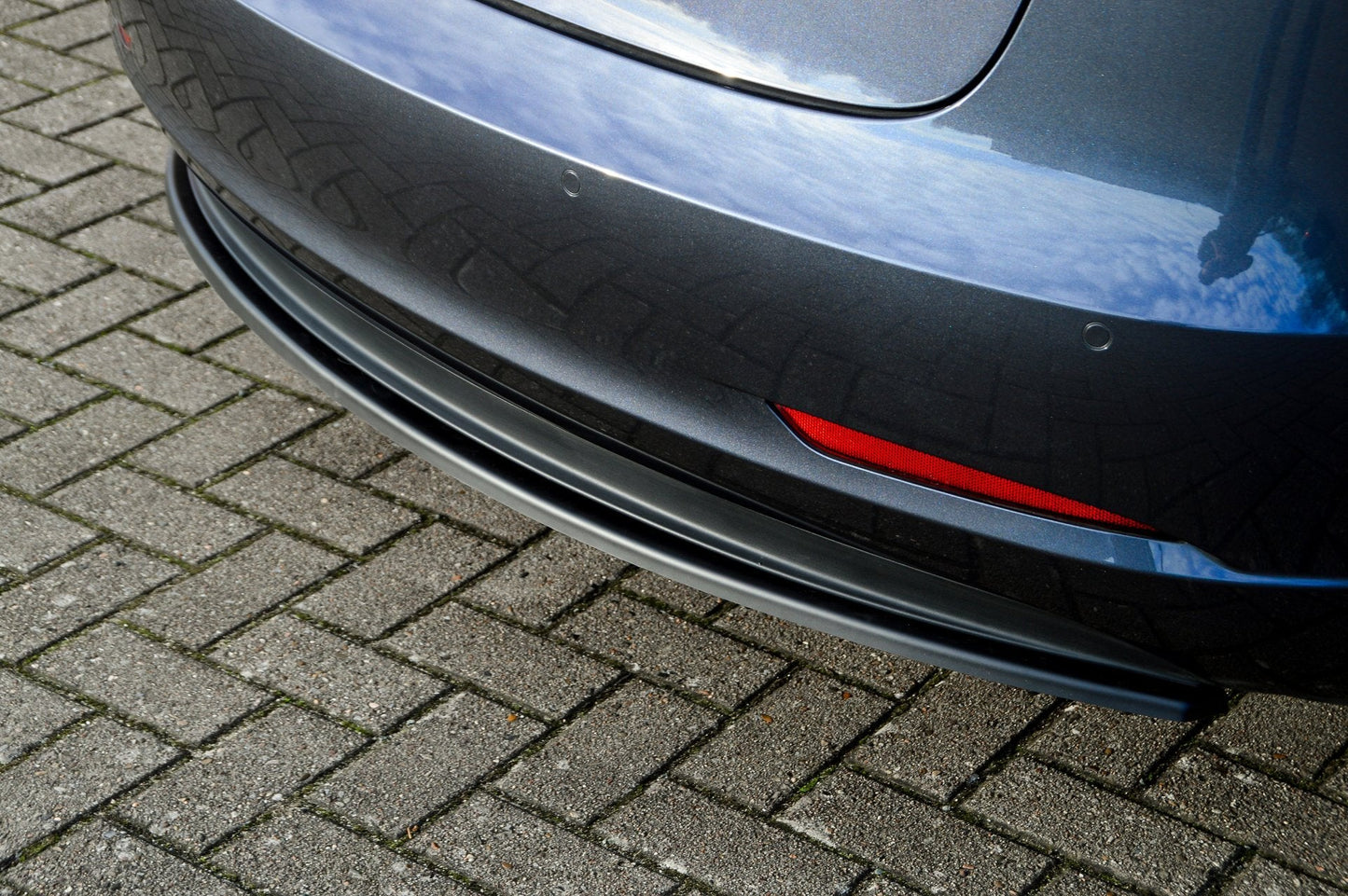 Heckansatz Tesla Model 3 + Performance Bj.:2017- Schwarz Matt