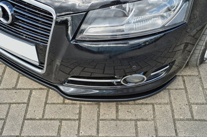 CUP Frontspoilerlippe ABS Audi A3, Sportback, 8PA, Facelift Schwarz Matt