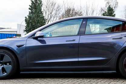 Seitenschwellersatz ABS Tesla Model 3 + Performance Bj.:2017- Carbon