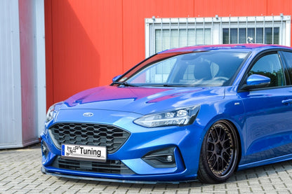 CUP Frontspoilerlippe ABS Ford Focus ST-Line , Typ: DEH Schwarz Matt