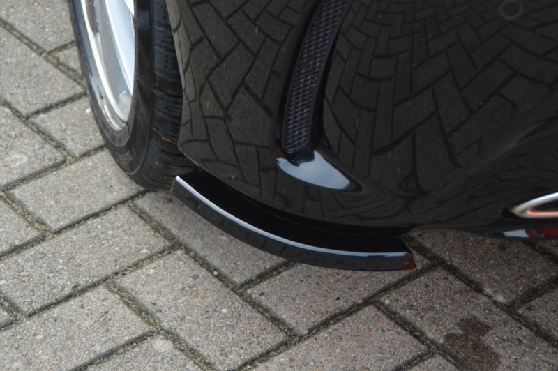 Heckansatz Seitenteile ABS Mercedes Benz CLA C117 / 245G Schwarz Matt