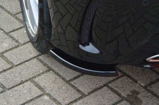 Heckansatz Seitenteile ABS Mercedes Benz CLA C117 / 245G Schwarz Matt
