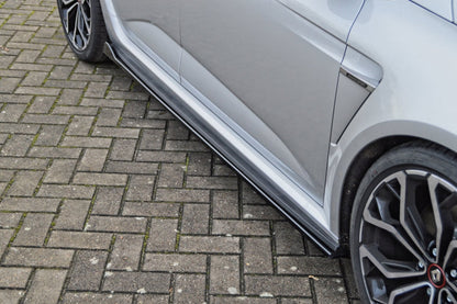 CUP Seitenschweller Renault Megane 4 RS Bj.:2018- Schwarz Glanz