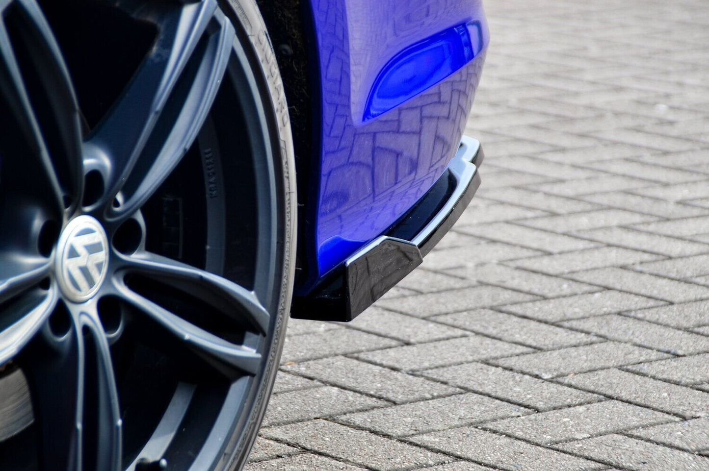 Heckansatz L/R Volkswagen Golf 7 R+ R-Line Bj.: 2013-2017 Schwarz Glanz