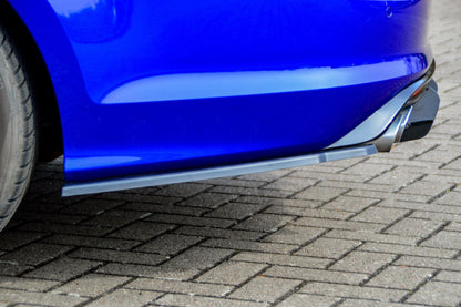 Heckansatz L/R Volkswagen Golf 7 R+ R-Line Bj.: 2013-2017 Schwarz Glanz