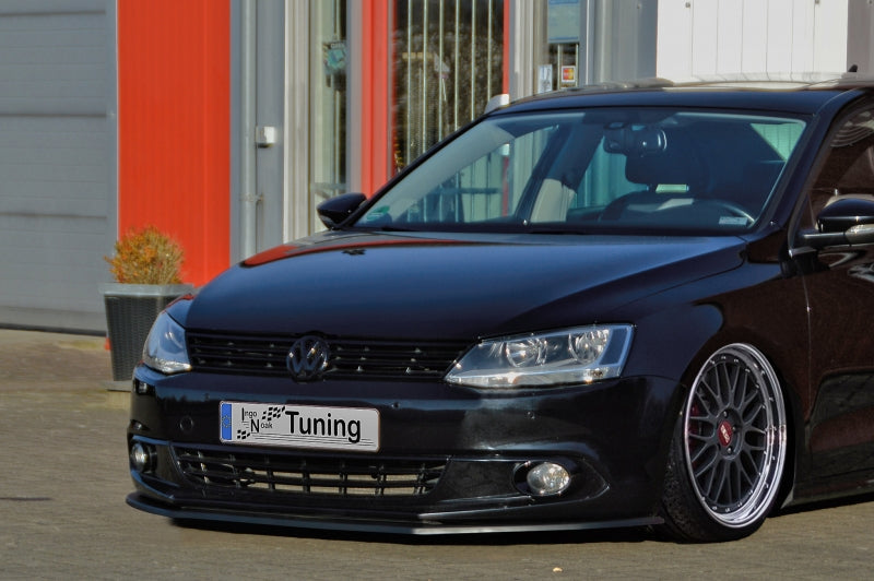 CUP Frontspoilerlippe ABS Volkswagen Jetta 6, Typ. 16 Schwarz Glanz