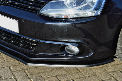 CUP Frontspoilerlippe ABS Volkswagen Jetta 6, Typ. 16 Schwarz Glanz
