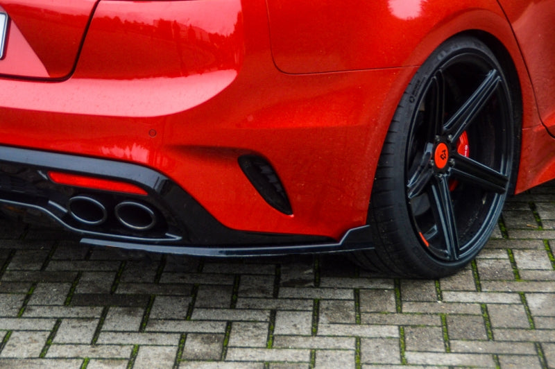 Heckansatz Seitenteile ABS Kia Stinger CK Ab Bj.:2017 Schwarz Matt