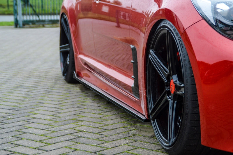 CUP 3 Seitenschweller Kia Stinger CK Ab Bj.:2017 Schwarz Matt