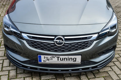 CUP Frontspoilerlippe ABS Opel Astra K, Sports Tourer Schwarz Matt