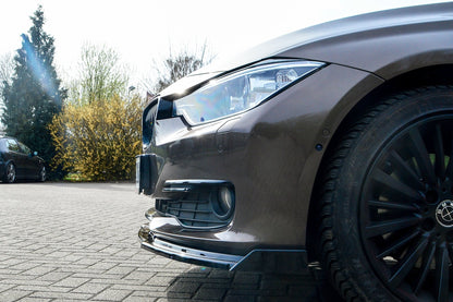 CUP Frontspoilerlippe ABS mit Seitenwing BMW 3er F30/ F31 Schwarz Matt