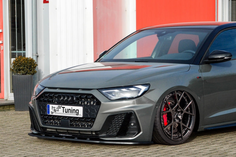 CUP Frontspoilerlippe ABS Audi A1 (GB) ab Bj.2018- Schwarz Glanz