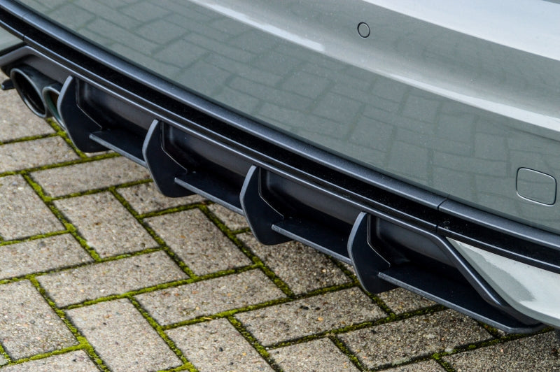 Gefräster Heckansatz Audi A1 (GB) ab Bj.2018- Schwarz Matt